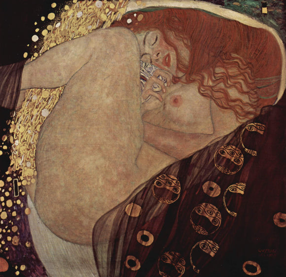  Gustav Klimt Danae, 1907 - Canvas Art Print