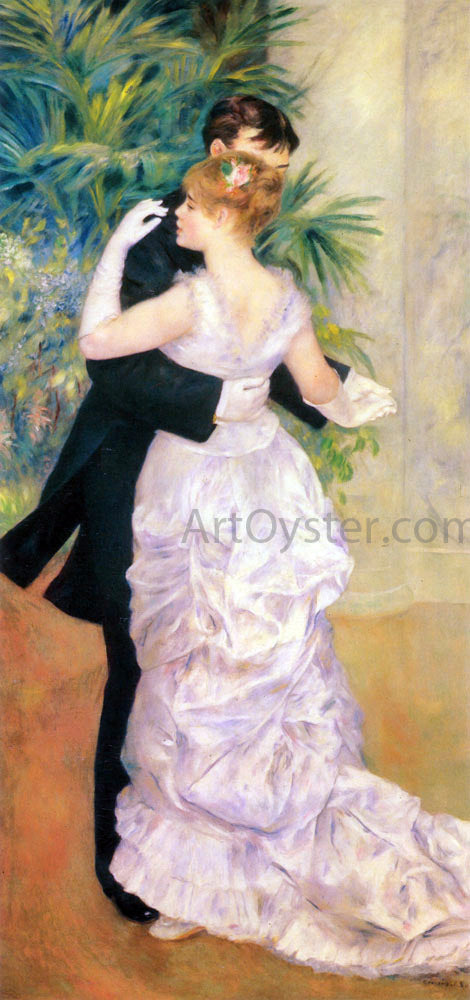  Pierre Auguste Renoir Dance in the City - Canvas Art Print