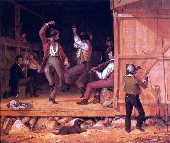  William Sidney Mount Dance of the Haymakers - Canvas Art Print