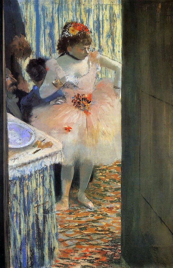  Edgar Degas Dancer in Her Dressing Room - Canvas Art Print