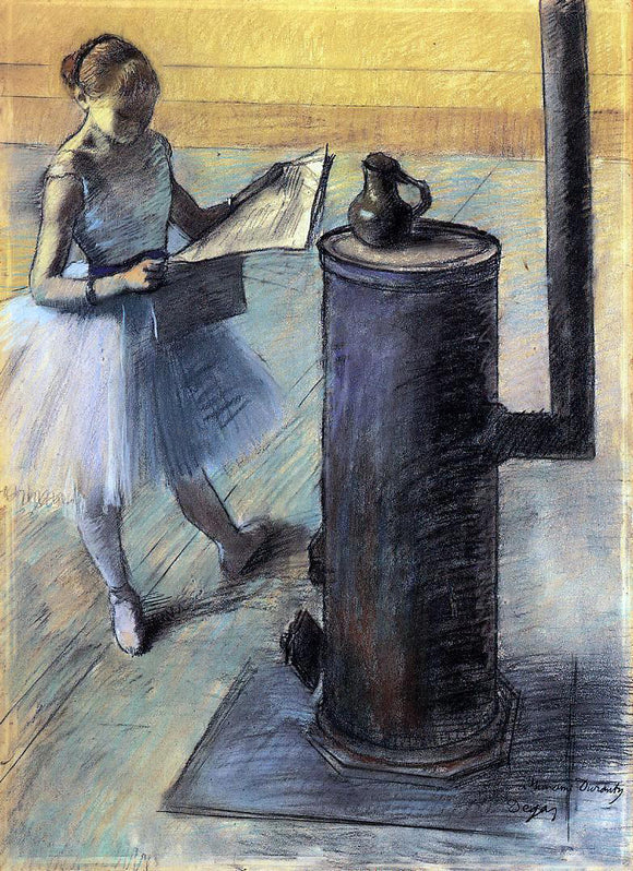  Edgar Degas Dancer Resting - Canvas Art Print