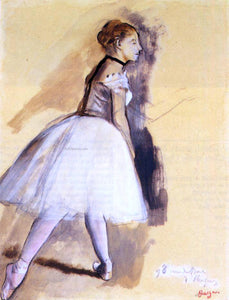  Edgar Degas Dancer Standing (study) - Canvas Art Print