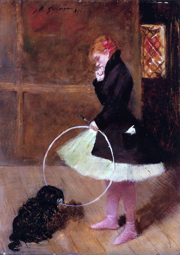  Jean-Louis Forain Dancer with a Hoop - Canvas Art Print