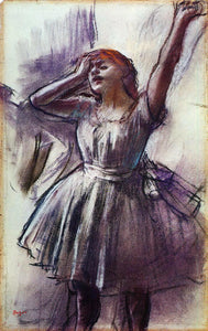  Edgar Degas Dancer with Left Arm Raised - Canvas Art Print