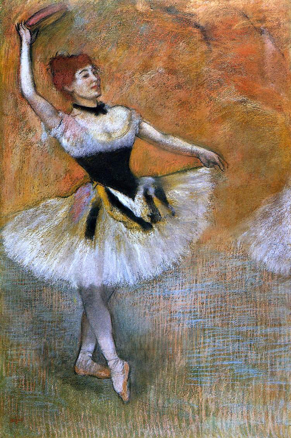  Edgar Degas Dancer with Tambourine - Canvas Art Print