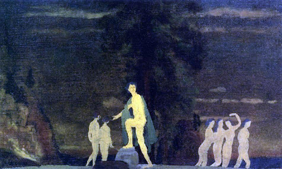  Arthur B Davies Dancers in a Landscape - Canvas Art Print