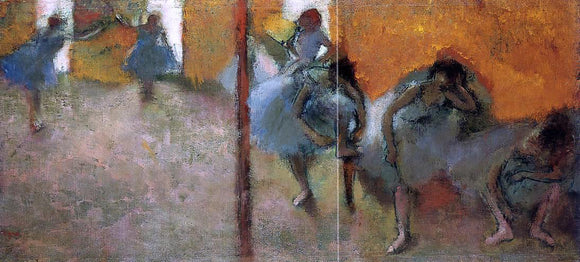  Edgar Degas Dancers in a Studio - Canvas Art Print