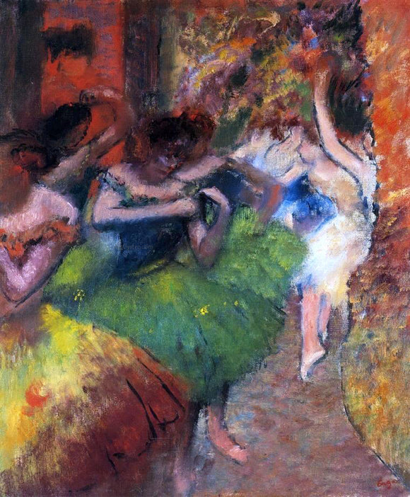  Edgar Degas Dancers in the Wings - Canvas Art Print