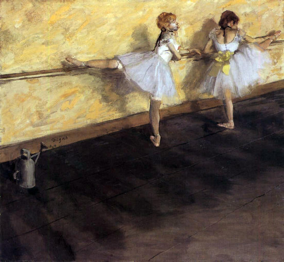  Edgar Degas Dancers Practicing at the Barre - Canvas Art Print