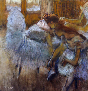  Edgar Degas Dancers Relaxing - Canvas Art Print
