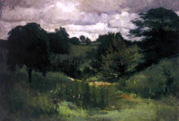  John Twachtman Dark Trees, Cincinnati - Canvas Art Print