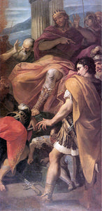  Sebastiano Ricci David before the Army of Saul - Canvas Art Print