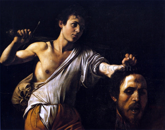  Caravaggio David with the Head of Goliath - Canvas Art Print