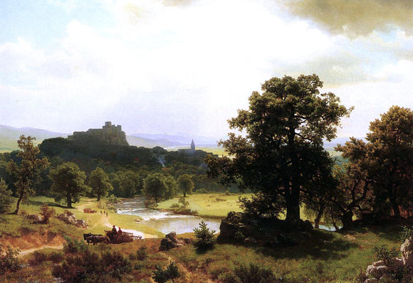  Albert Bierstadt Day's Beginning - Canvas Art Print