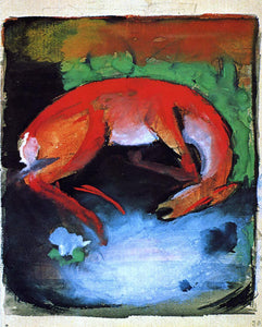  Franz Marc Dead Deer - Canvas Art Print