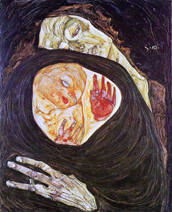  Egon Schiele Dead Mother - Canvas Art Print