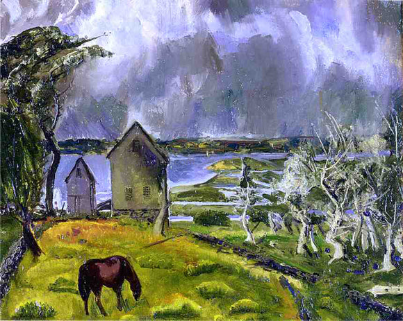  George Wesley Bellows Dead Orchard - Canvas Art Print