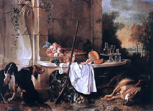 Jean-Baptiste Oudry The Dead Wolf - Canvas Art Print
