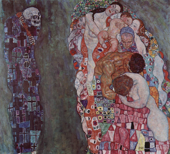  Gustav Klimt Death and Life - Canvas Art Print