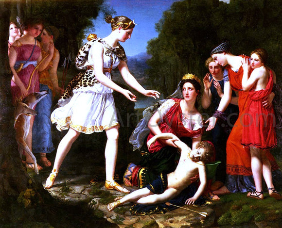  Sophie Rude Death Of Cenchirias, Son Of Neptune - Canvas Art Print