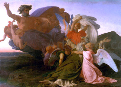  Alexandre Cabanel Death of Moses - Canvas Art Print