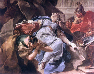  Giambattista Pittoni Death of Sophonisba - Canvas Art Print