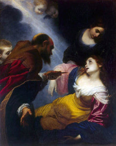  Simone Pignoni Death of St Petronilla - Canvas Art Print