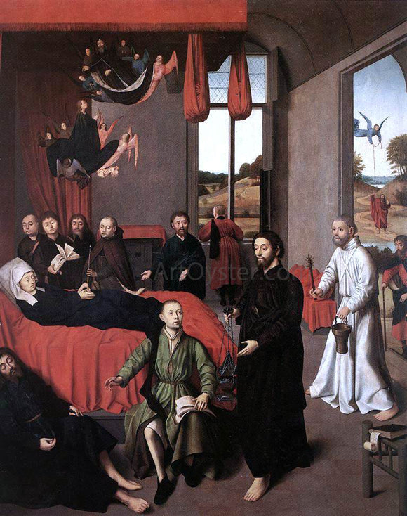  Petrus Christus Death of the Virgin - Canvas Art Print