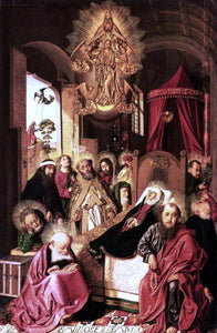  Bartolome Bermejo Death of the Virgin - Canvas Art Print
