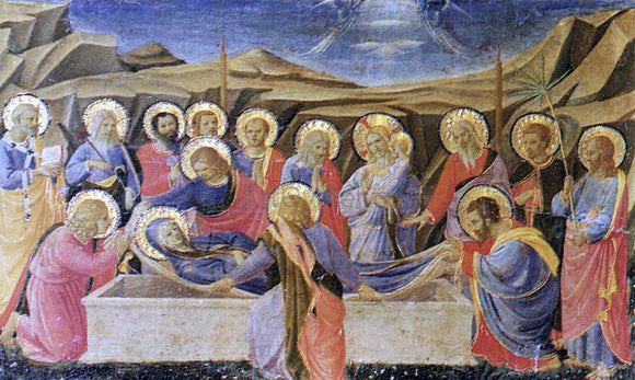  Fra Angelico Death of the Virgin (The Cortona Altarpiece) - Canvas Art Print