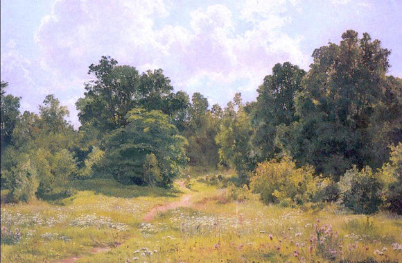  Ivan Ivanovich Shishkin Deciduous Forest Edge (etude) - Canvas Art Print