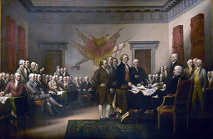  John Trumbull Declaration of Independence - Canvas Art Print