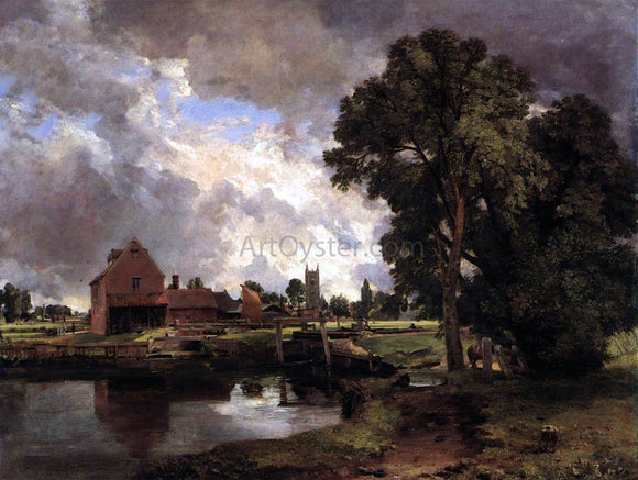  John Constable Dedham Lock and Mill - Canvas Art Print