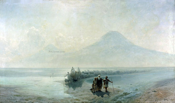  Ivan Constantinovich Aivazovsky Dejection of Noah from Mountain Ararat - Canvas Art Print