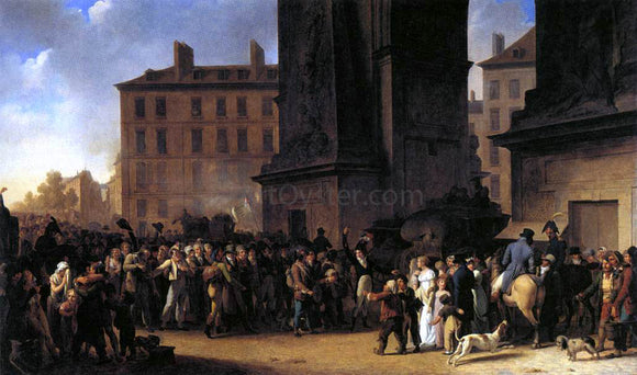  Louis Leopold Boilly Departure of the Conscripts in 1807 - Canvas Art Print