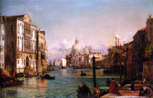  The Younger Friedrich Nerly Der Canale Grande, Venedig - Canvas Art Print
