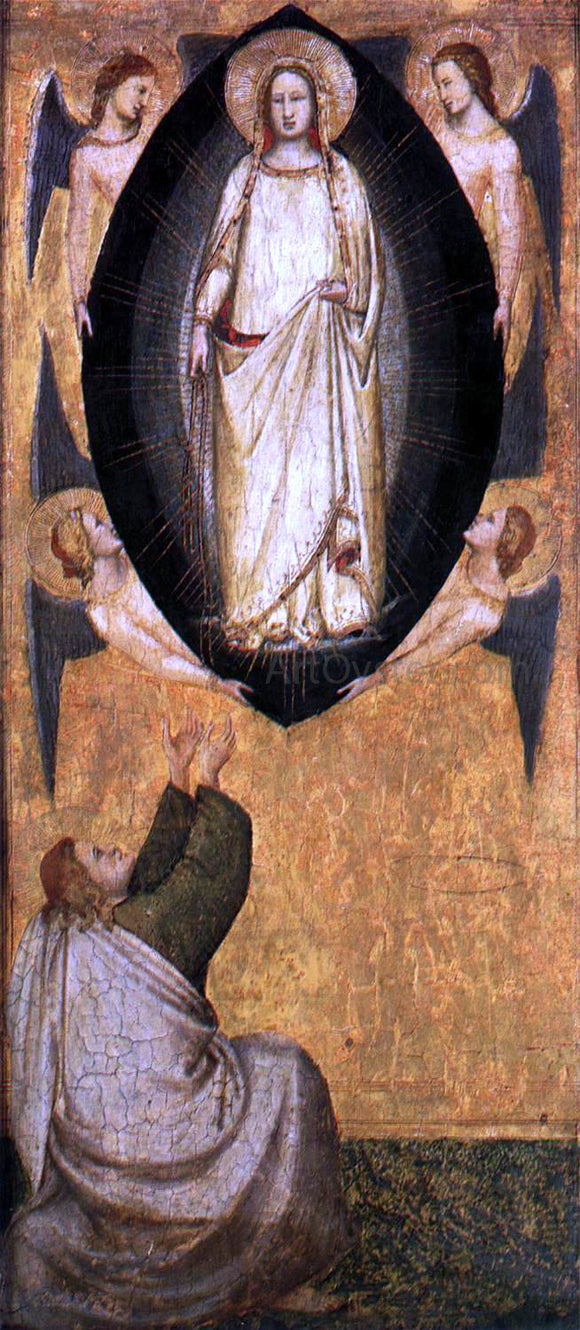  Maso Di Banco Descent of Mary's Girdle to the Apostle Thomas - Canvas Art Print