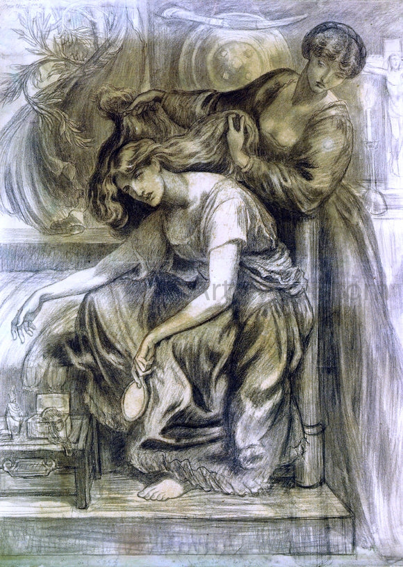  Dante Gabriel Rossetti Desdemona's Death Song - Canvas Art Print