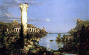  Thomas Cole Desolation - Canvas Art Print