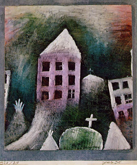  Paul Klee Destoryed Place - Canvas Art Print
