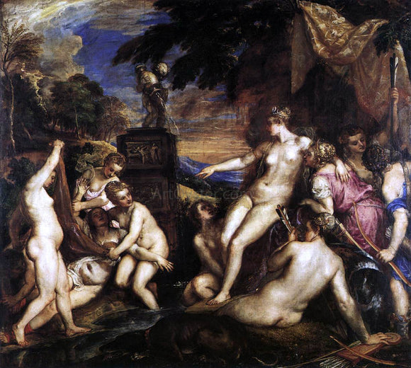  Titian Diana and Callisto - Canvas Art Print
