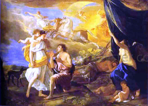  Nicolas Poussin Diana and Endymion - Canvas Art Print