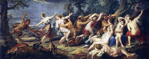  Peter Paul Rubens Diana and her Nymphs Surprised by the Fauns - Canvas Art Print