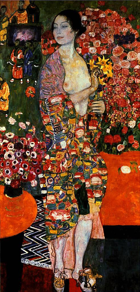  Gustav Klimt A Die Tanzerin - Canvas Art Print