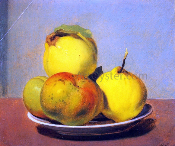  David Johnson Dish of Apples and Quinces - Canvas Art Print