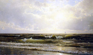  William Trost Richards Distant Sails at Dusk - Canvas Art Print