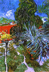  Vincent Van Gogh Doctor Gauchet's Garden in Auvers - Canvas Art Print