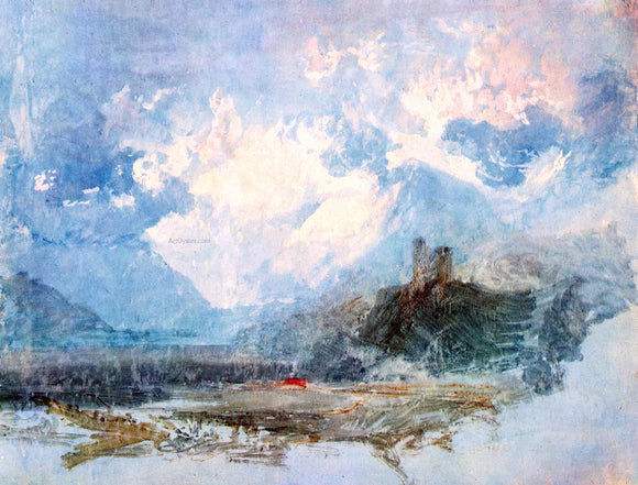  Joseph William Turner Dolbadern Castle - Canvas Art Print