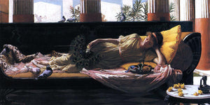  John William Waterhouse Dolce Far Niente - Canvas Art Print