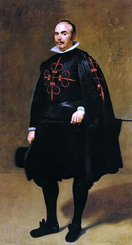  Diego Velazquez Don Pedro de Barberana Y Aparrequi - Canvas Art Print